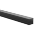Aluminium-Zaunadapter für 20 mm Füllungen und Fassadensystem, 25 × 25 – 6,0 m – Anthrazit RAL 7016