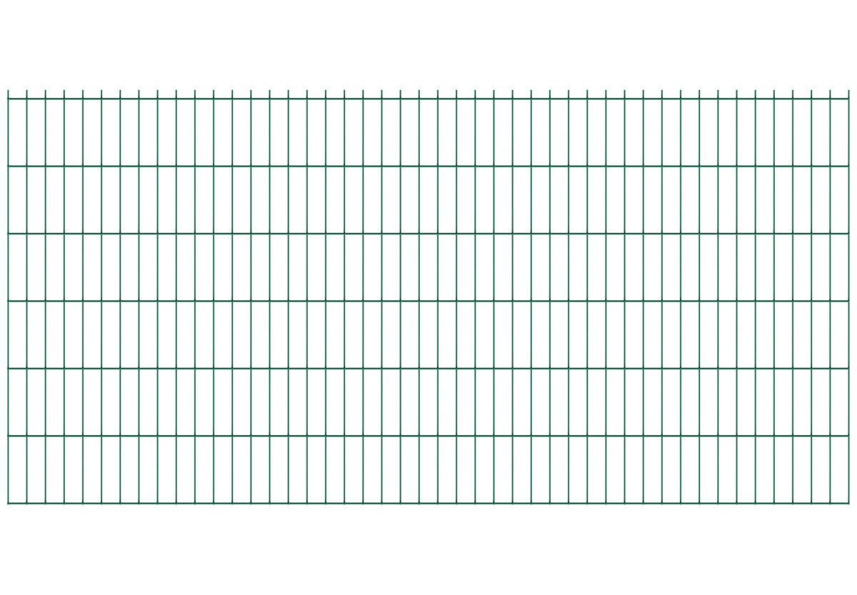 Geschweißte Panel N2D 2490x1230mm D5/4/5mm, grün