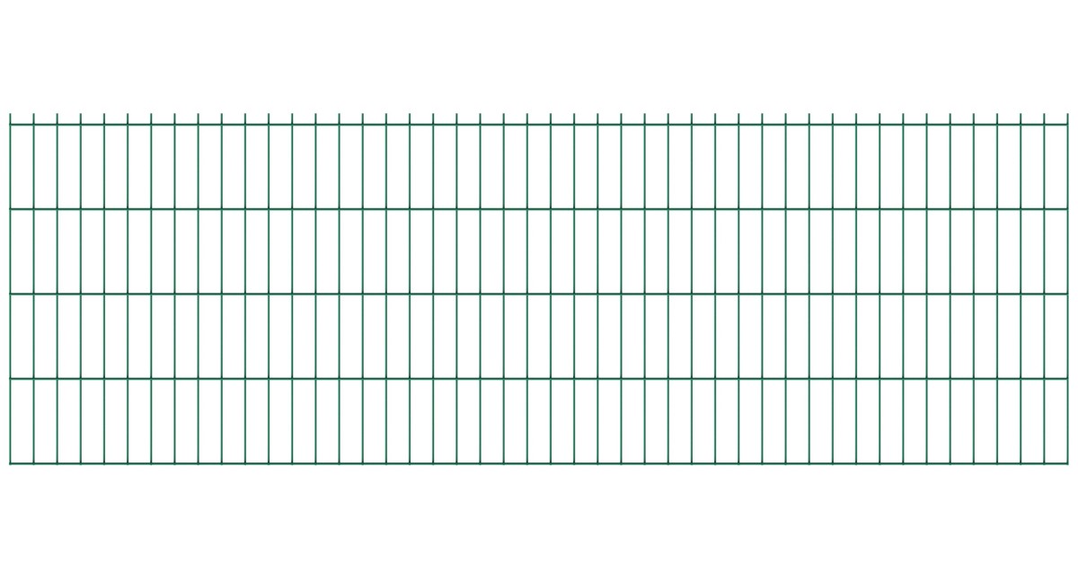 Geschweißtes Zaunelement N2D 2500x830mm D5/4/5mm grün