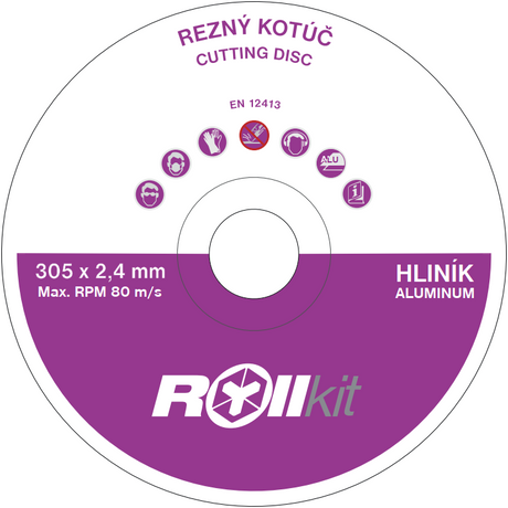 Aluminium-Trennscheibe für Gehrungssägen, D305, d30, t2,4mm