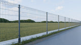 Geschweißtes Zaunfeld 3D ZnPVC 2500x1530x4mm anthrazit