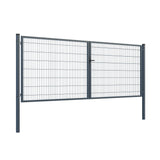 Brána 2kr. SQUARE ZnPVC 4000x1500mm, antracit
