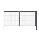 Brána 2kr. SQUARE ZnPVC 4000x1800mm, antracit
