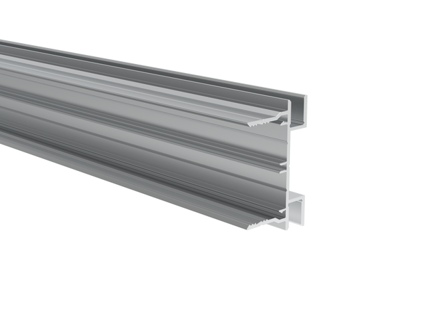 Aluminium-Zaunadapter für 40mm Füllungen - 6000mm