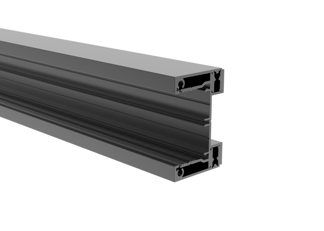 Aluminiumadapter 60x40-1200mm für Jalousien bis 40mm R7016