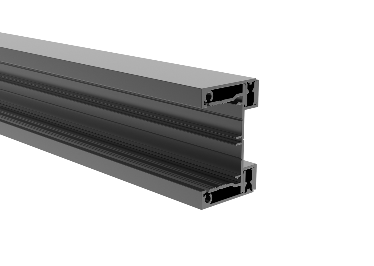 Aluminiumadapter 60x40-1500mm für Jalousien bis 40mm R7016