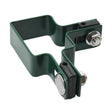 Eckhalterung für Pfosten ZnPVC 60x40mm grün
