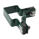 Eckhalterung für Pfosten ZnPVC 60x40mm grün