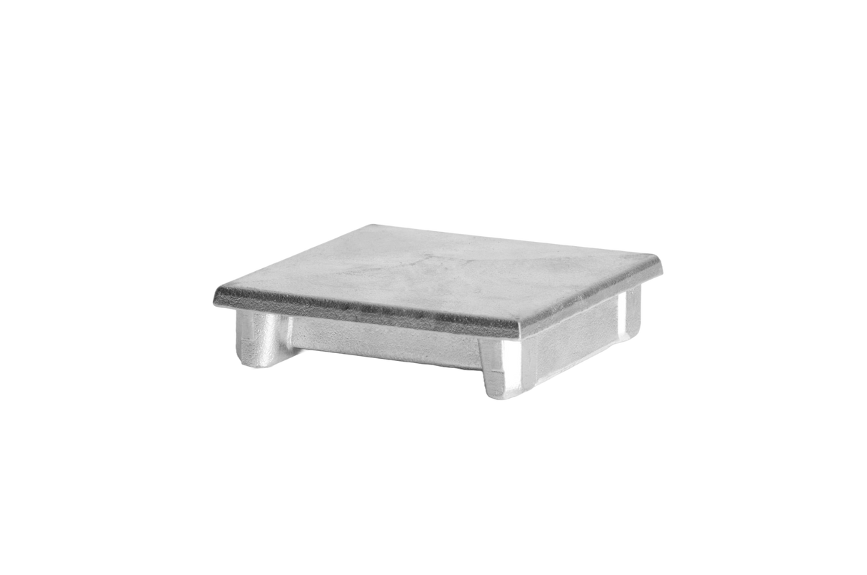 Aluminiumkappe für Pfosten 80x80 flach - natur
