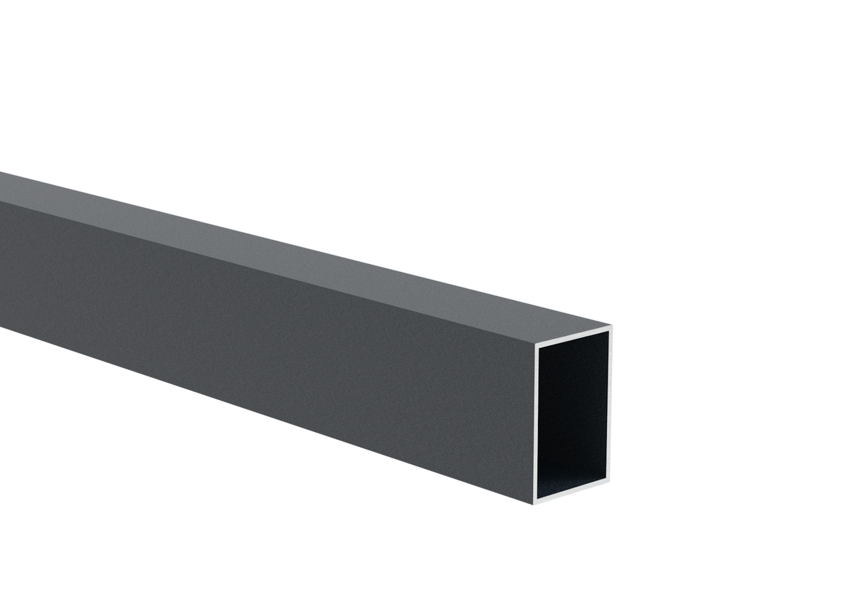 Aluminium Zaunsprofil 40x60x2 - 6000mm RAL7016