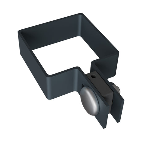 Endklemme für Pfosten ZnPVC 60x60mm Anthrazit