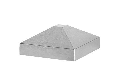 Aluminiumdachpfosten 60x60 Pyramide - natur