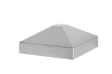 Aluminiumdachpfosten 80x80 Pyramide - natur