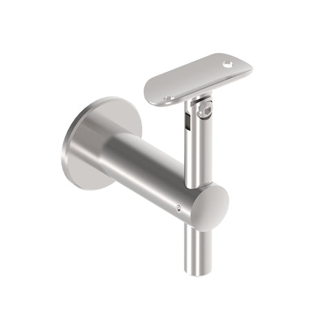 Handlaufhalter an die Wand außermittig