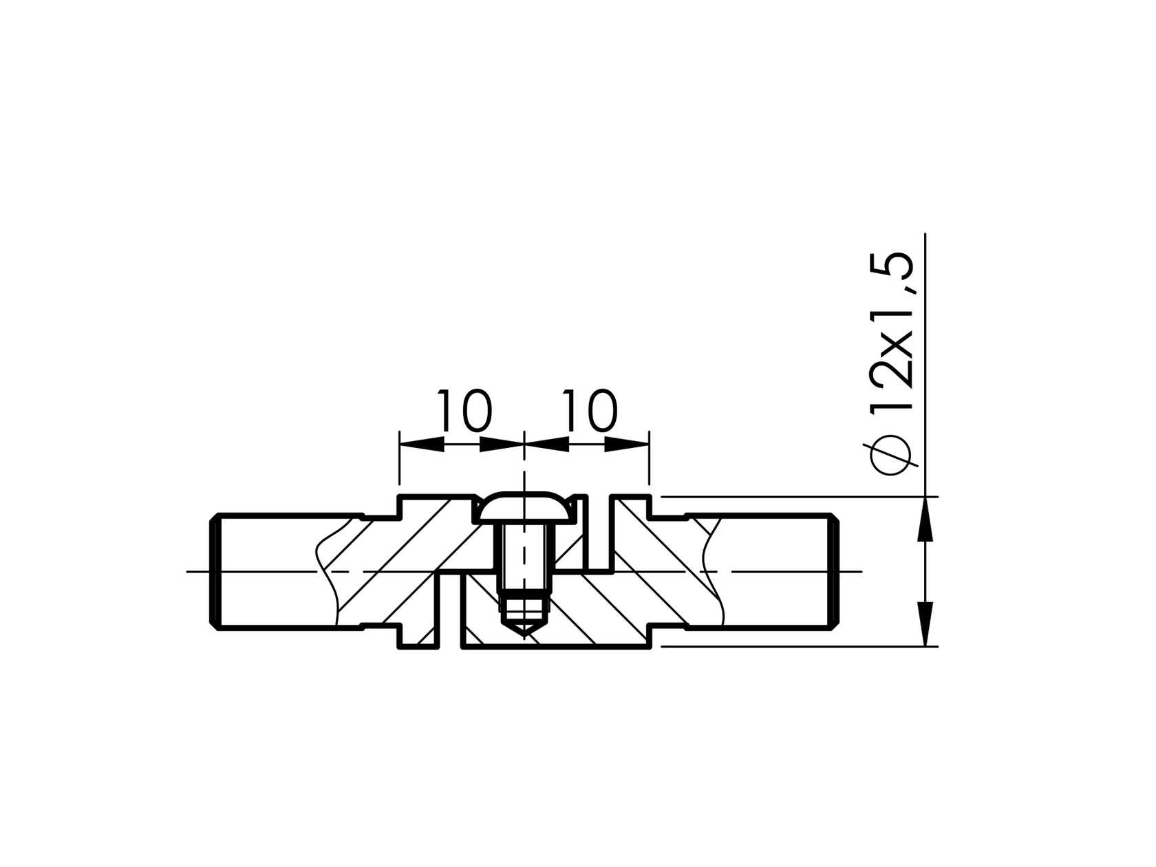 Gelenkverbinder verstellbar