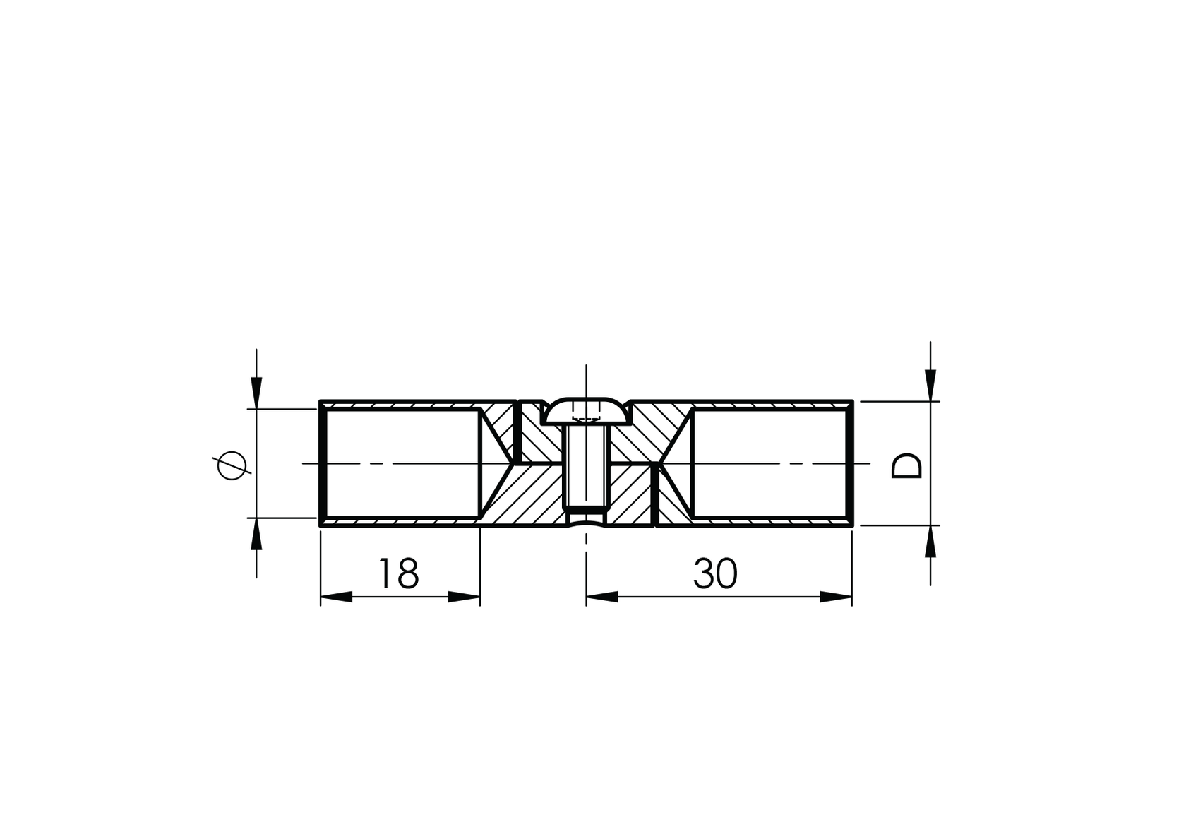 Gelenkverbinder verstellbar