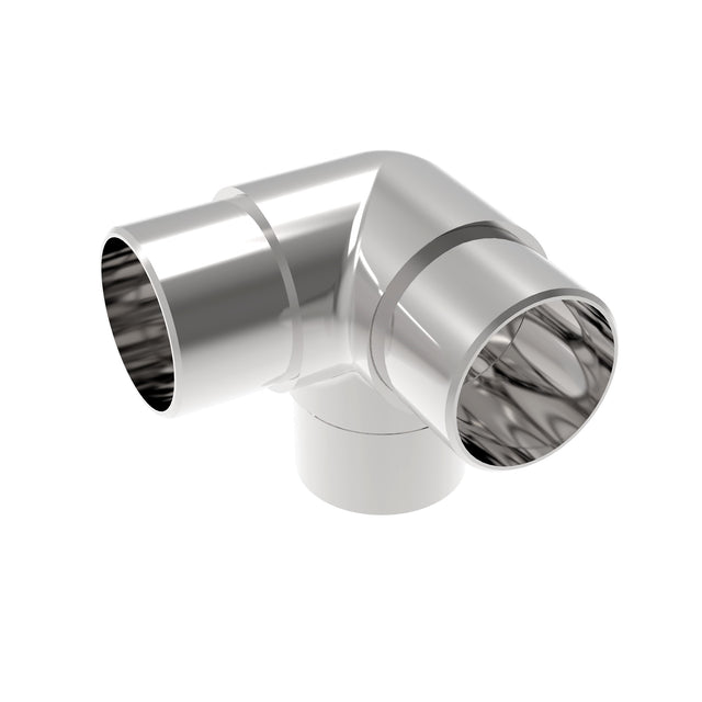 Eckverbinder 90° mit Abgang AISI304, D42,4x2mm/90°