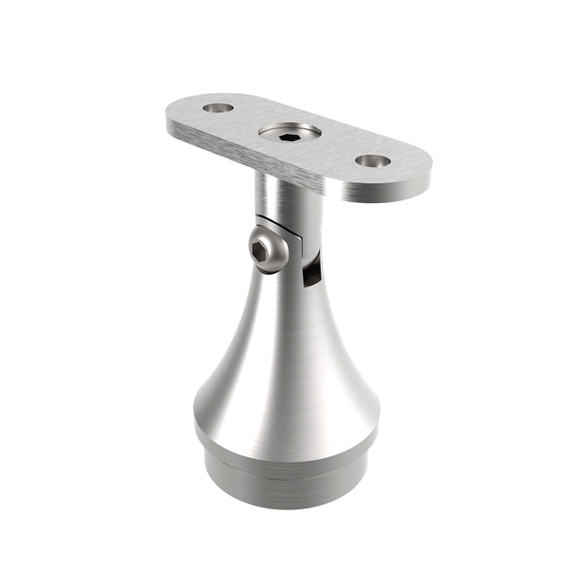 Handrail bracket AISI304, 40x40x2/d42,4x2/H67mm