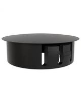 Endkappe für ALU profile - schwarz, PVC, D33mm