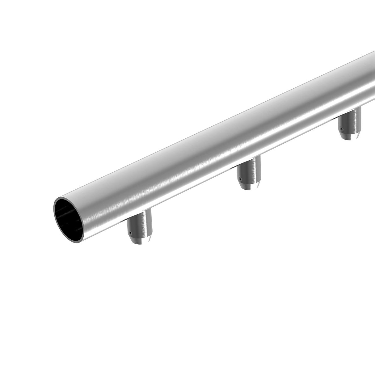 Edelstahlrohr AISI304, D42,4x2/15xd12,5/L1980