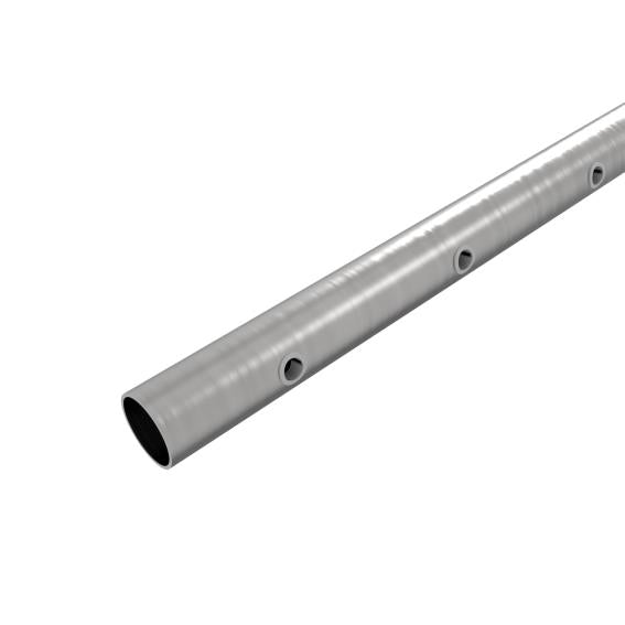 Edelstahlrohr AISI304, D42,4x2/15xd12,5/L1980