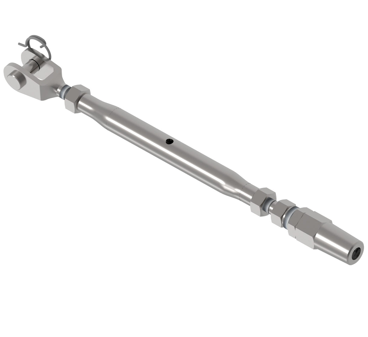 Inox cable clamp