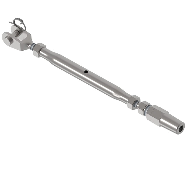 Inox cable clamp