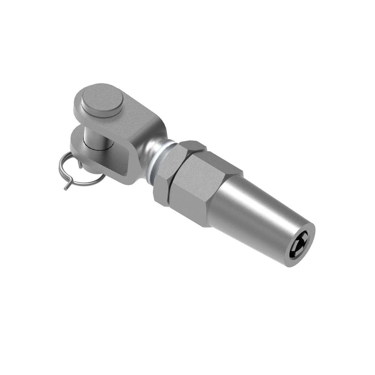 Inox cable clamp