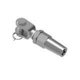 Inox cable clamp