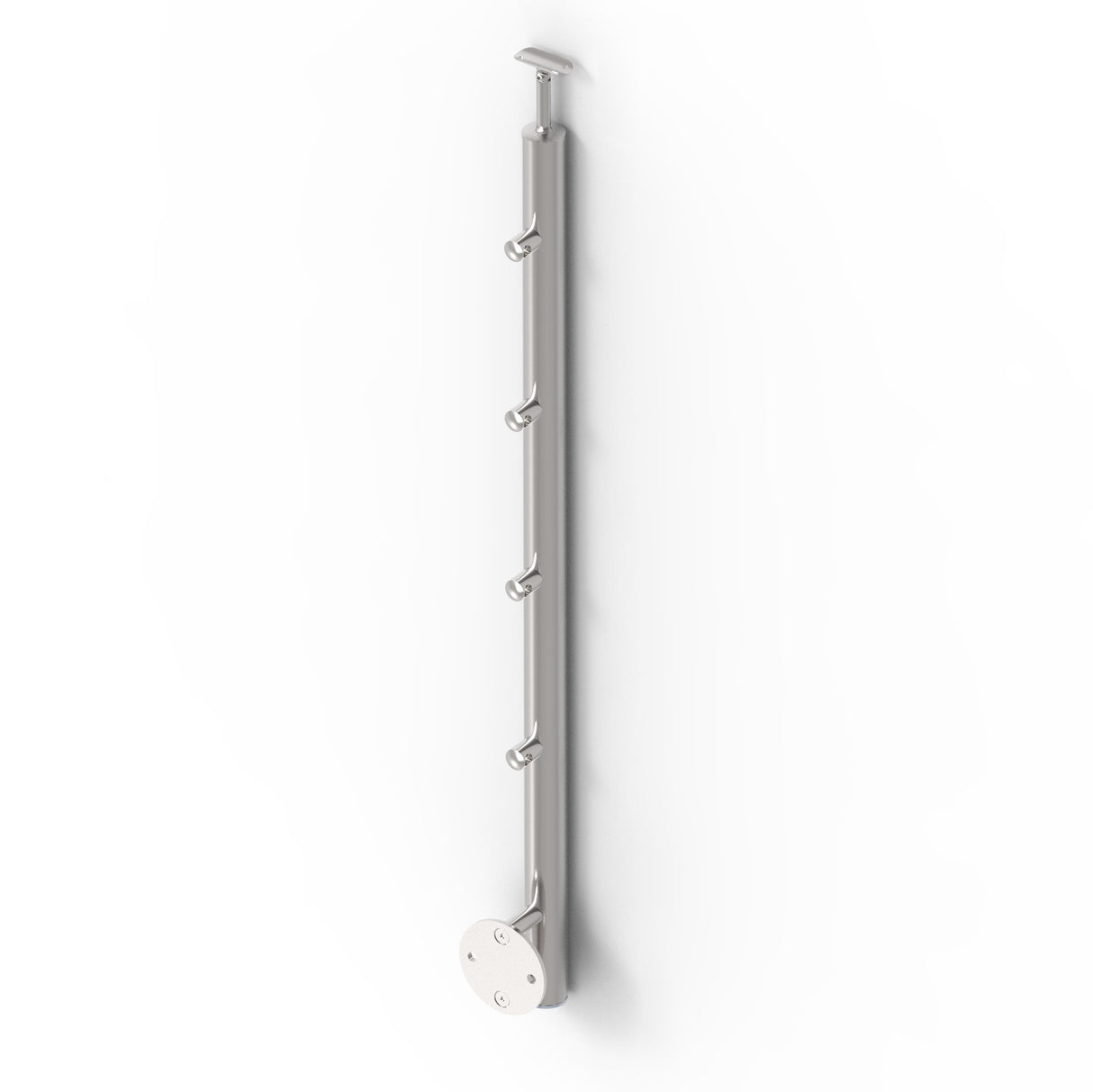Pfosten, Seitenverankerung - grade AISI304, D42,4x