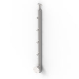 Pfosten, Seitenverankerung - grade AISI304, D42,4x