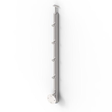 Pfosten, Seitenverankerung - grade AISI304, D42,4x