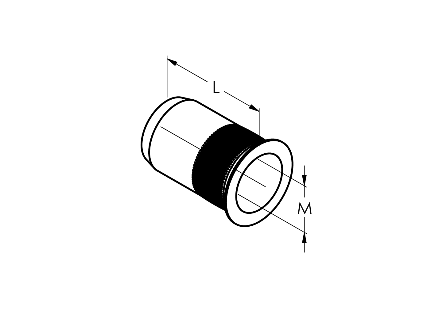 Nitovacia matica, nerezová, AISI304, M10mm