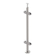 Mittelpfosten, Oberverankerung - grade AISI304, D4