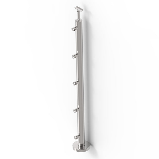 Pfosten, Oberverankerung - grade AISI304, D42,4/5x