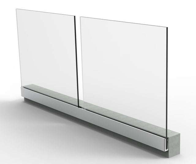 Alluminiumprofil für Glasgeländer 2500x1000mm