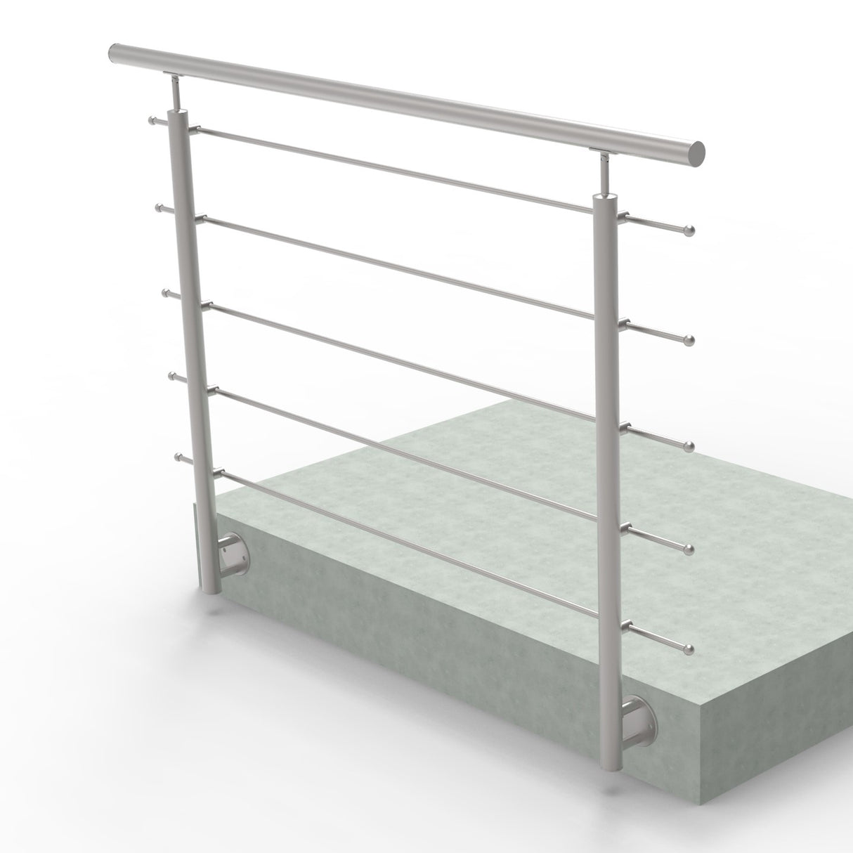 Edelstahlgeländer, AISI304, 1500x1000mm, BR