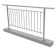Vertical railing VR AISI304, D42,4/d12vertical/H10