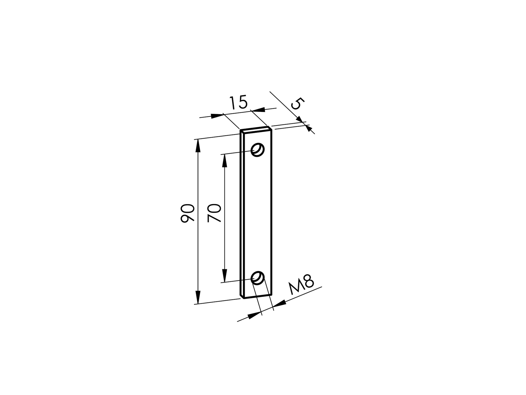 Wandflansch rund - Ankerplatte