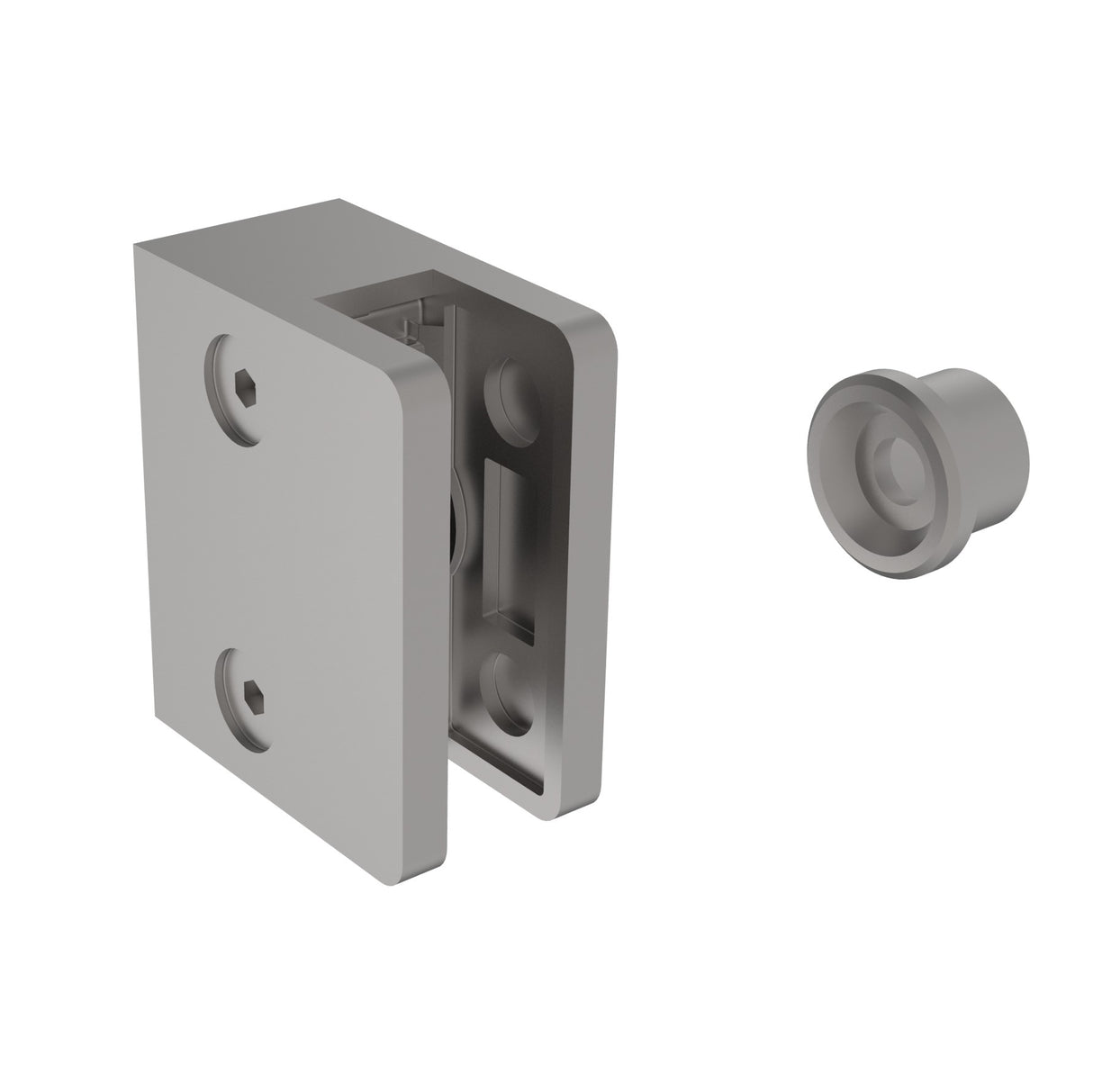Einseitiger Off-Axis-Glashalter