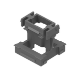 Click-Lock Verbindung für Fassadensystem mit Lamellen, 45 x 25 - 20 - Anthrazit RAL 7016, 50Stk.