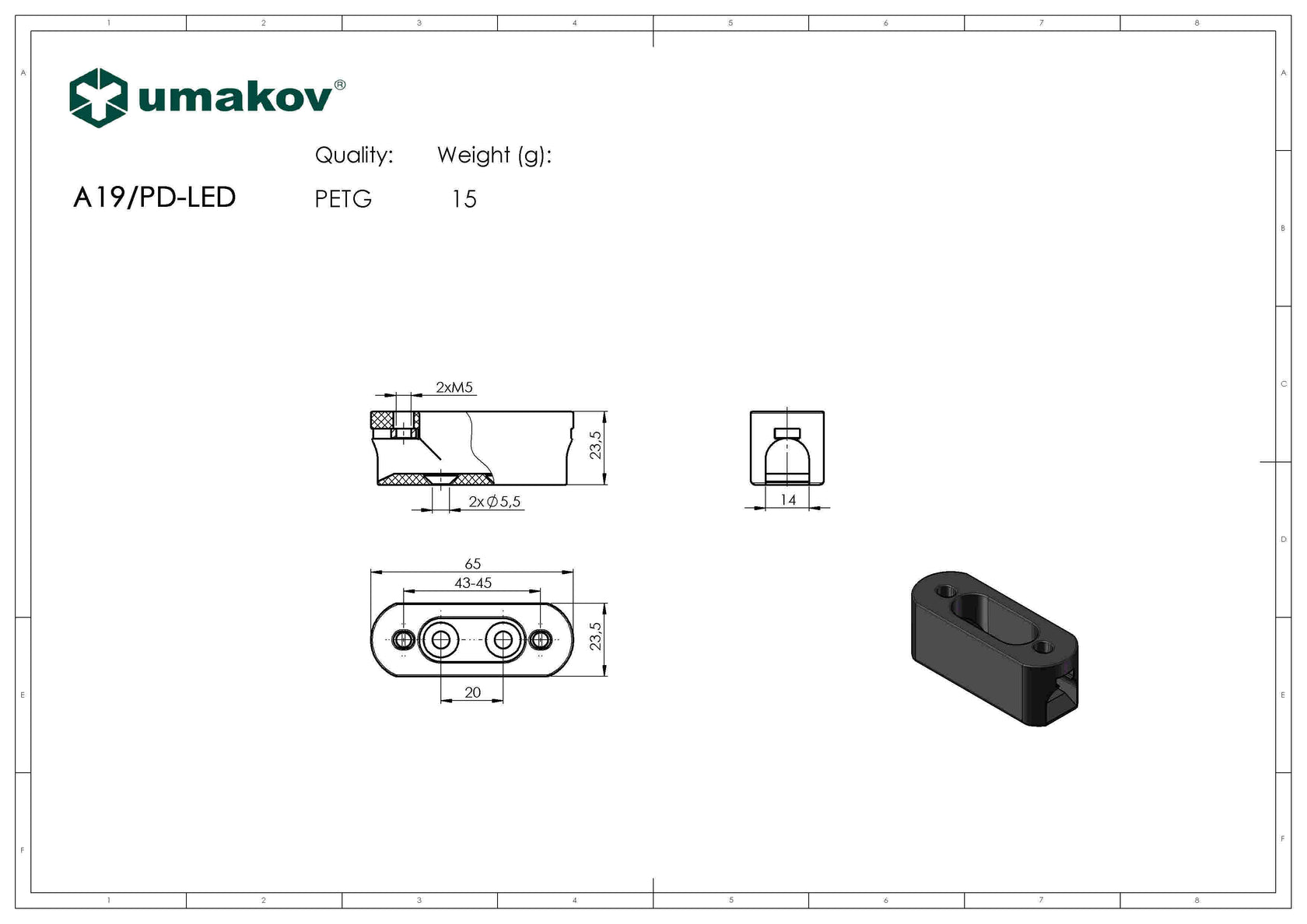 Halter für LED Profil