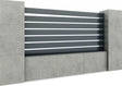 Aluminium Zaunbaugruppe mit Latte 20x100, 1,5x2m