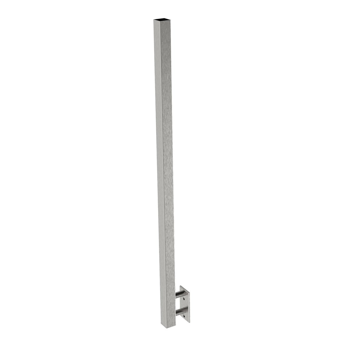 Stainless steel pole, BK-straight AISI304, D40x40