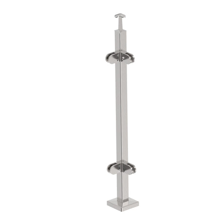 Pfosten, Oberverankerung - beidseitig 90° - grade