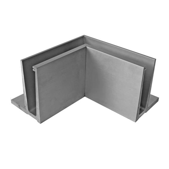Ecke IN für Aluprofil mit Oberverankerung AL/ELOX/