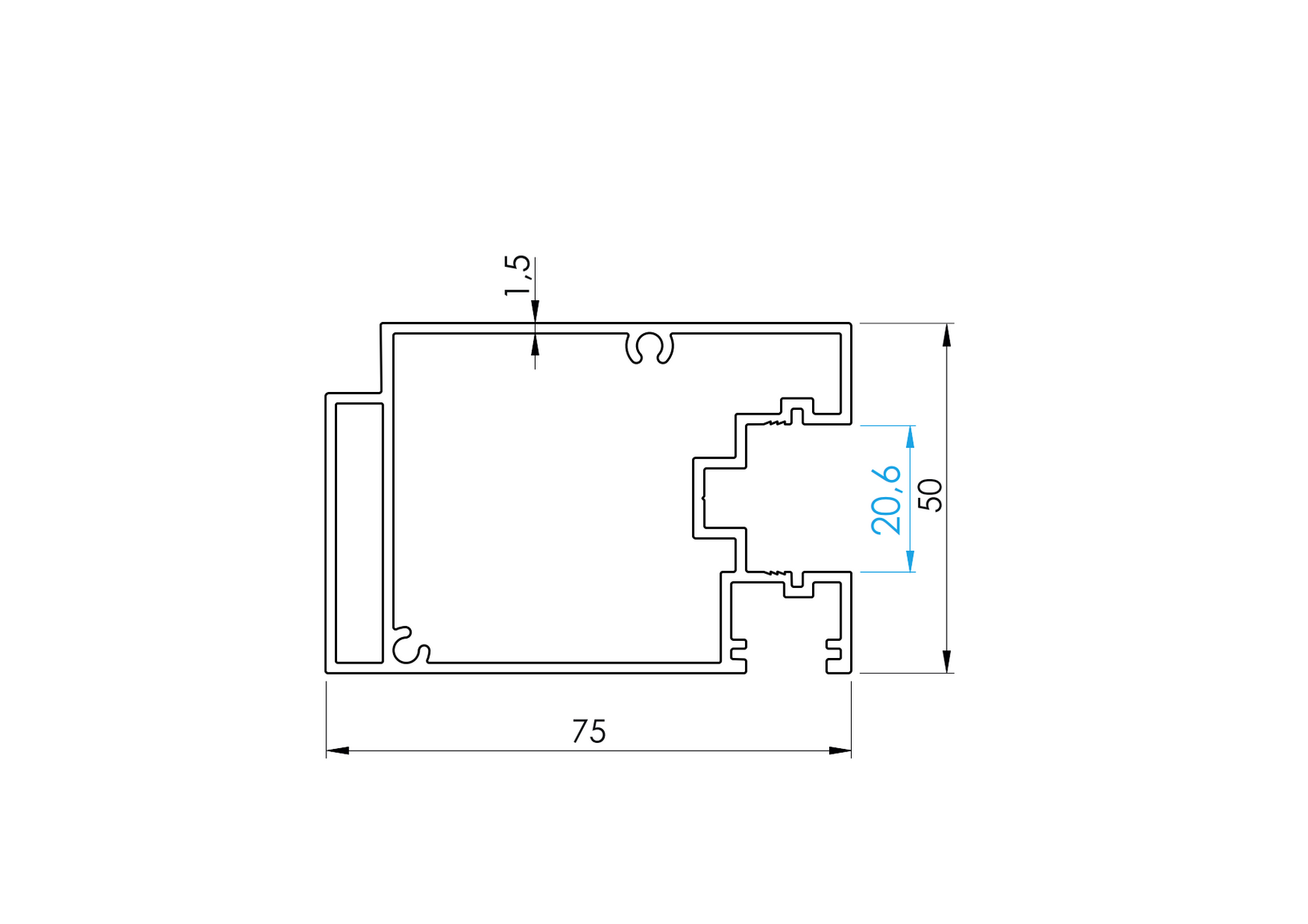 Torprofil für Design 2
