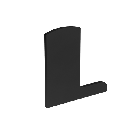 Endkappe für Aluprofil AL/0006-UNO-S-EB