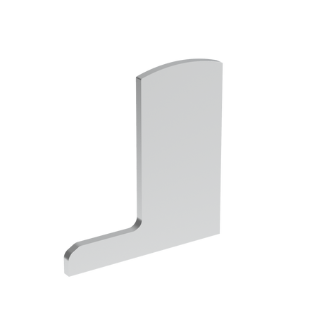 Endkappe für Aluprofil Al/0006-UNO-S-E