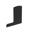 Endkappe für Aluprofil Al/0006-UNO-S-EB